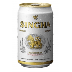 Thajské pivo Singha v plechu 24x330 ml