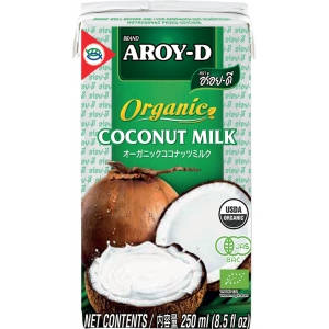 Kokosové mléko AROY-D  36 x 250 ml  CZ-BIO-003