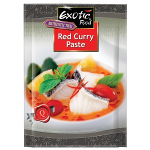 Červená kari pasta Exotic Food  4 x 12 x 50 g