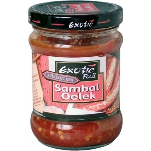 Sambal Oelek pasta z chilli papriček Exotic Food  12 x 210 g